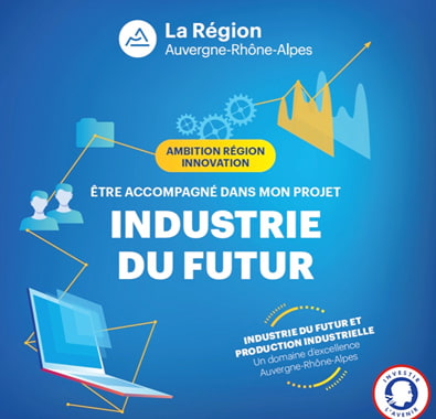 Toptech vient d’être reconnu en tant expert dans le cadre du dispositif AMBITION REGION INNOVATION « Etre accompagné dans mon projet Industrie du Futur » financé par La Région Auvergne-Rhône-Alpes.