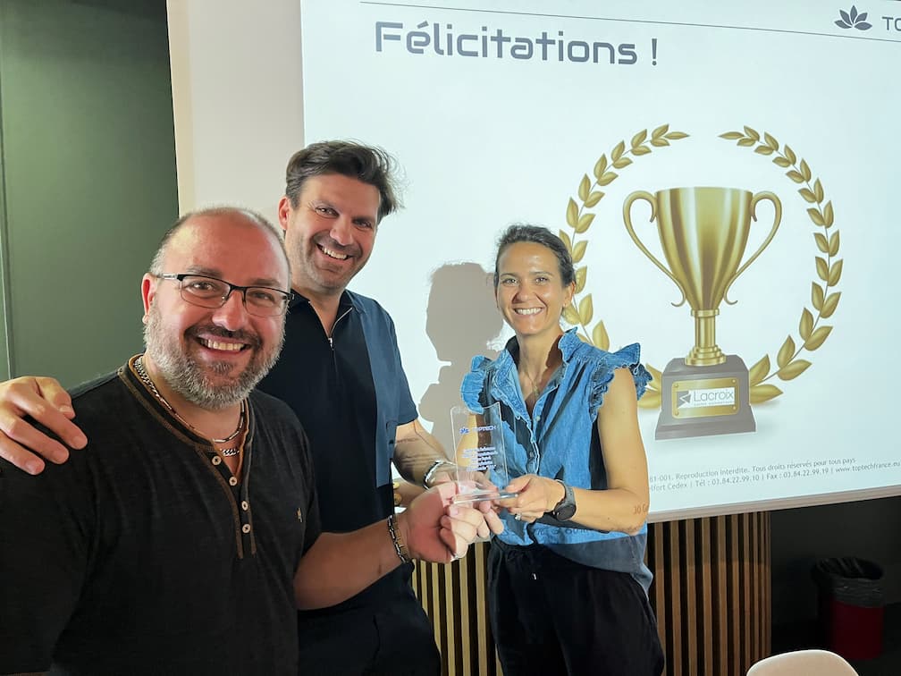 Fin de projet et remise de trophée de la Performance au sein de la Lacroix Portes Automatiques, basée à Toulouse (31)