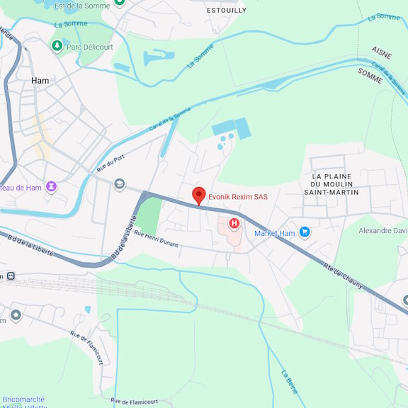 Carte et localisation de Evonik