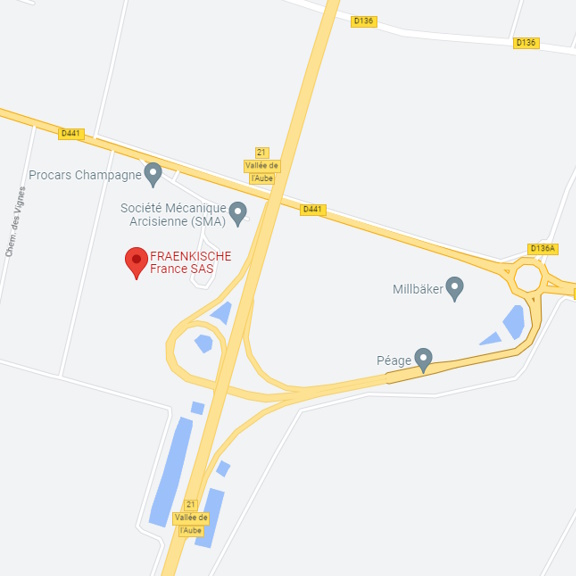 Carte et localisation de frankische