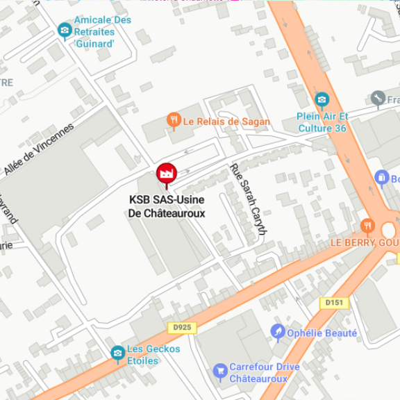 Carte et localisation de KSB