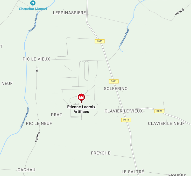 Carte et localisation de Lacroix Tous Artifices