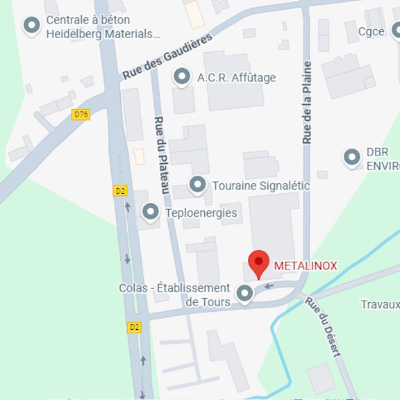 Carte et localisation de Metalinox