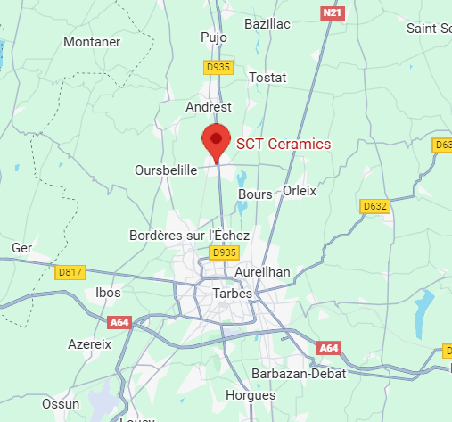 Carte et localisation de SCT